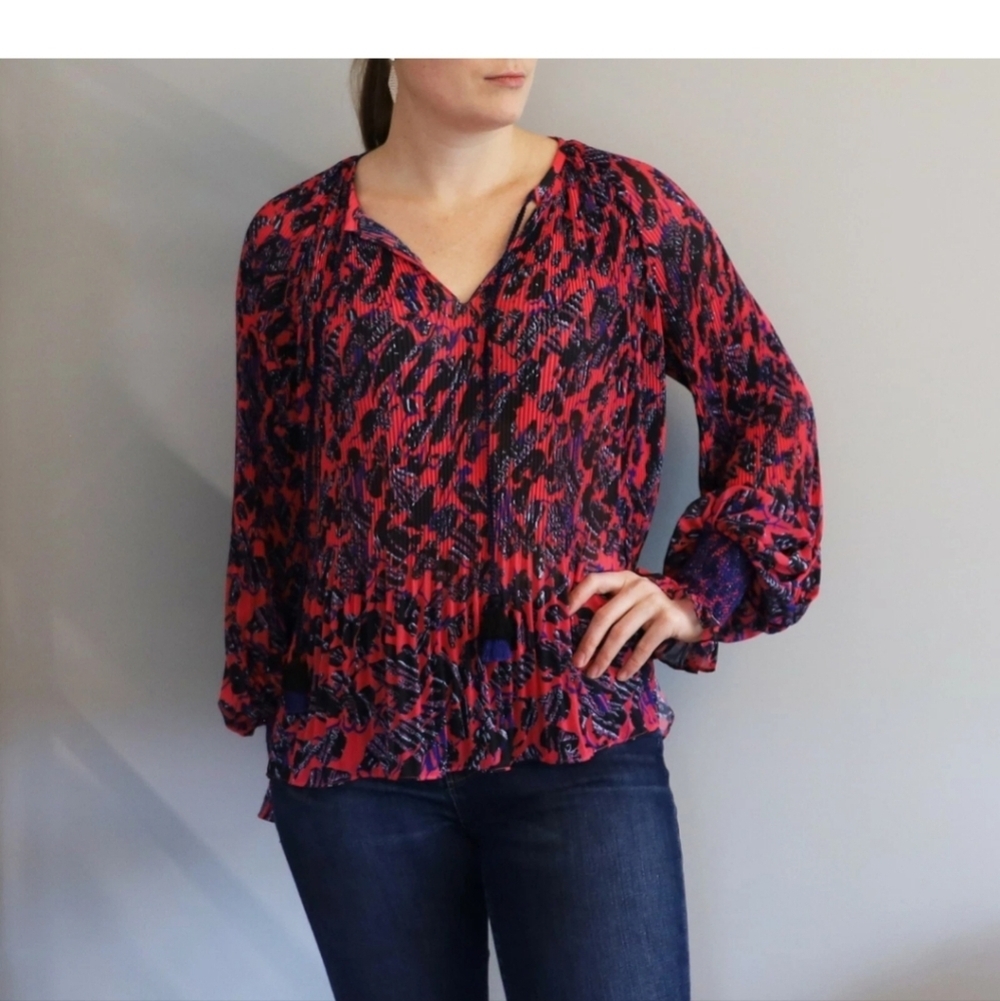 Derek Lam 10 Crosby Helena
Pleated Blouse